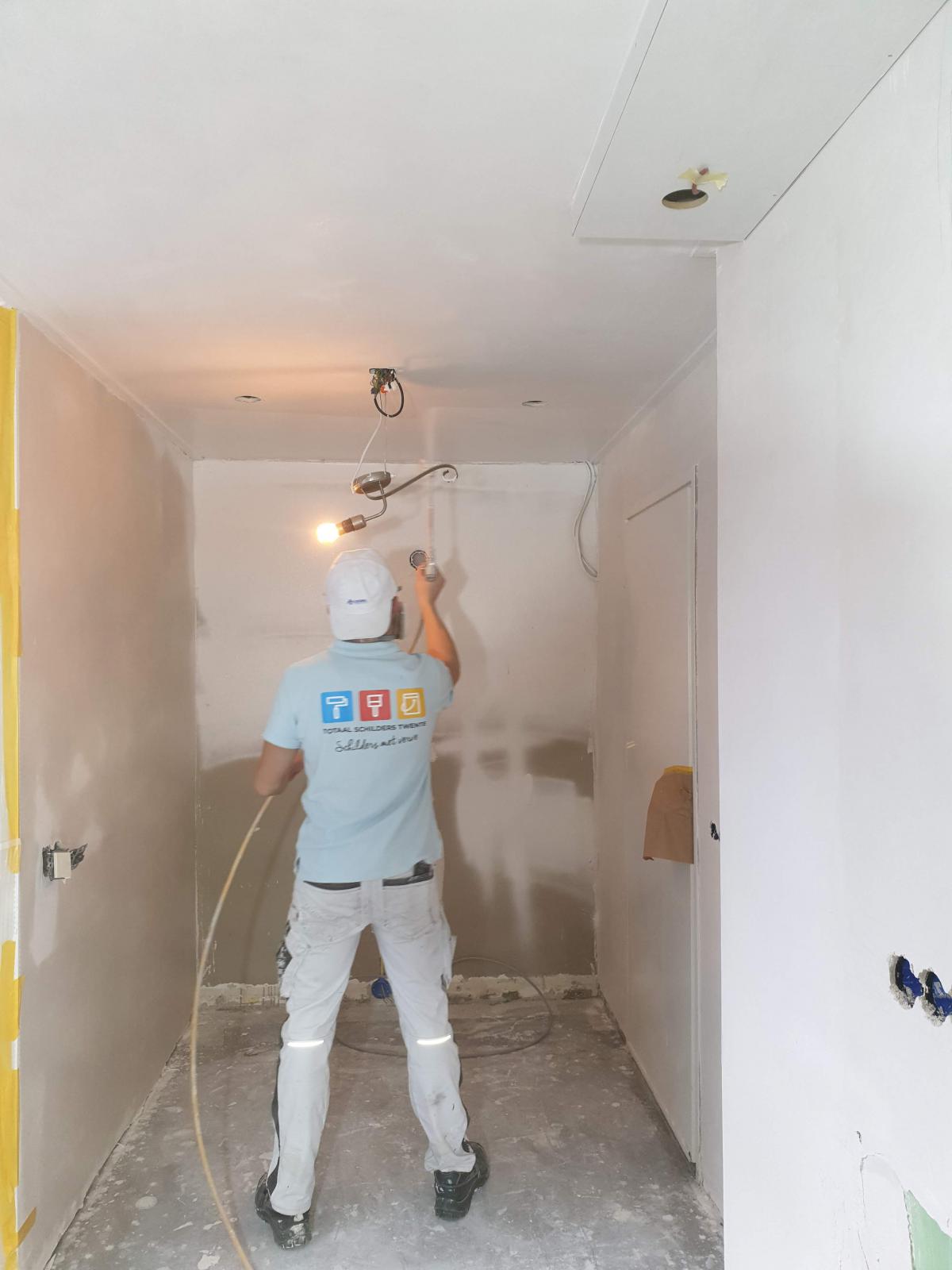 Airless spuitwerk woonhuis